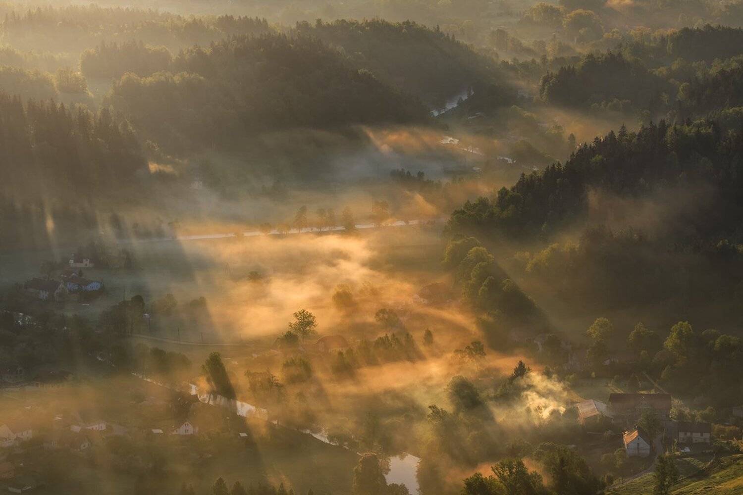 landscape,canon,mist,light,spring, Iza i Darek Mitręga