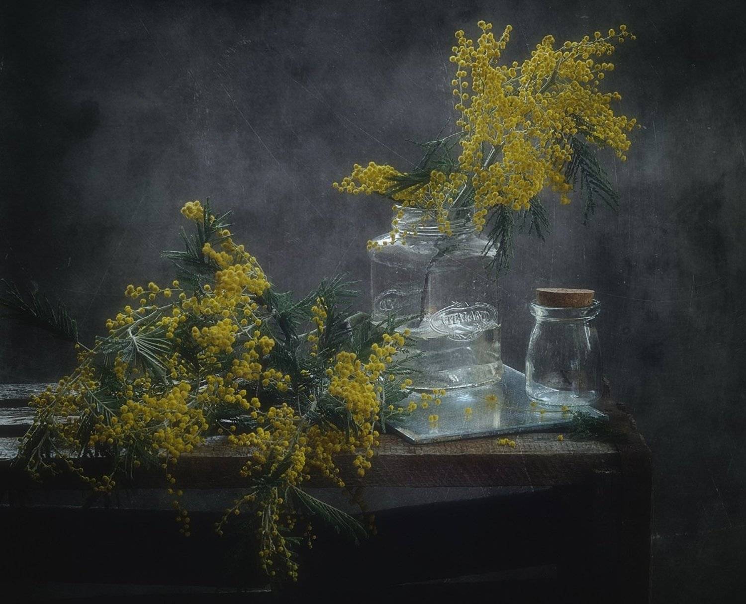 натюрморт,цветы,мимоза,весна, Наталия К