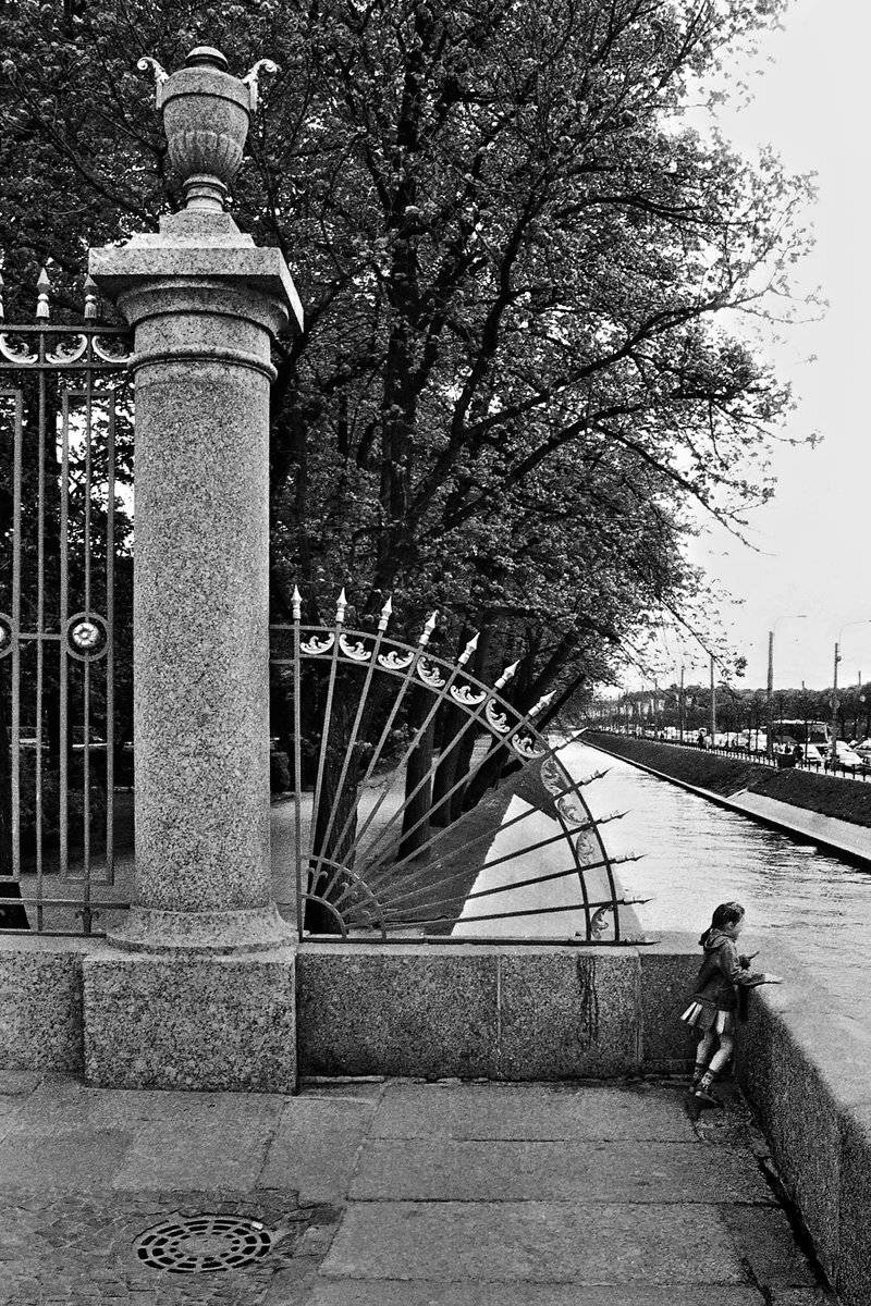 спб, ограда, летний сад, чб, апатиты, Николай Смоляк