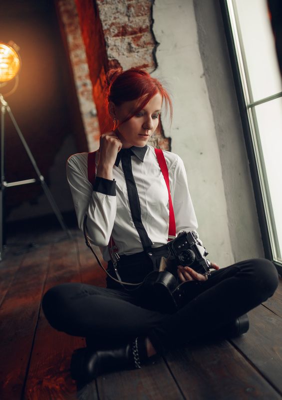 девушка, портрет, фотография, винтаж The photographer фото превью