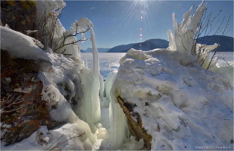 Ледяное царство Телецкого озера фото превью