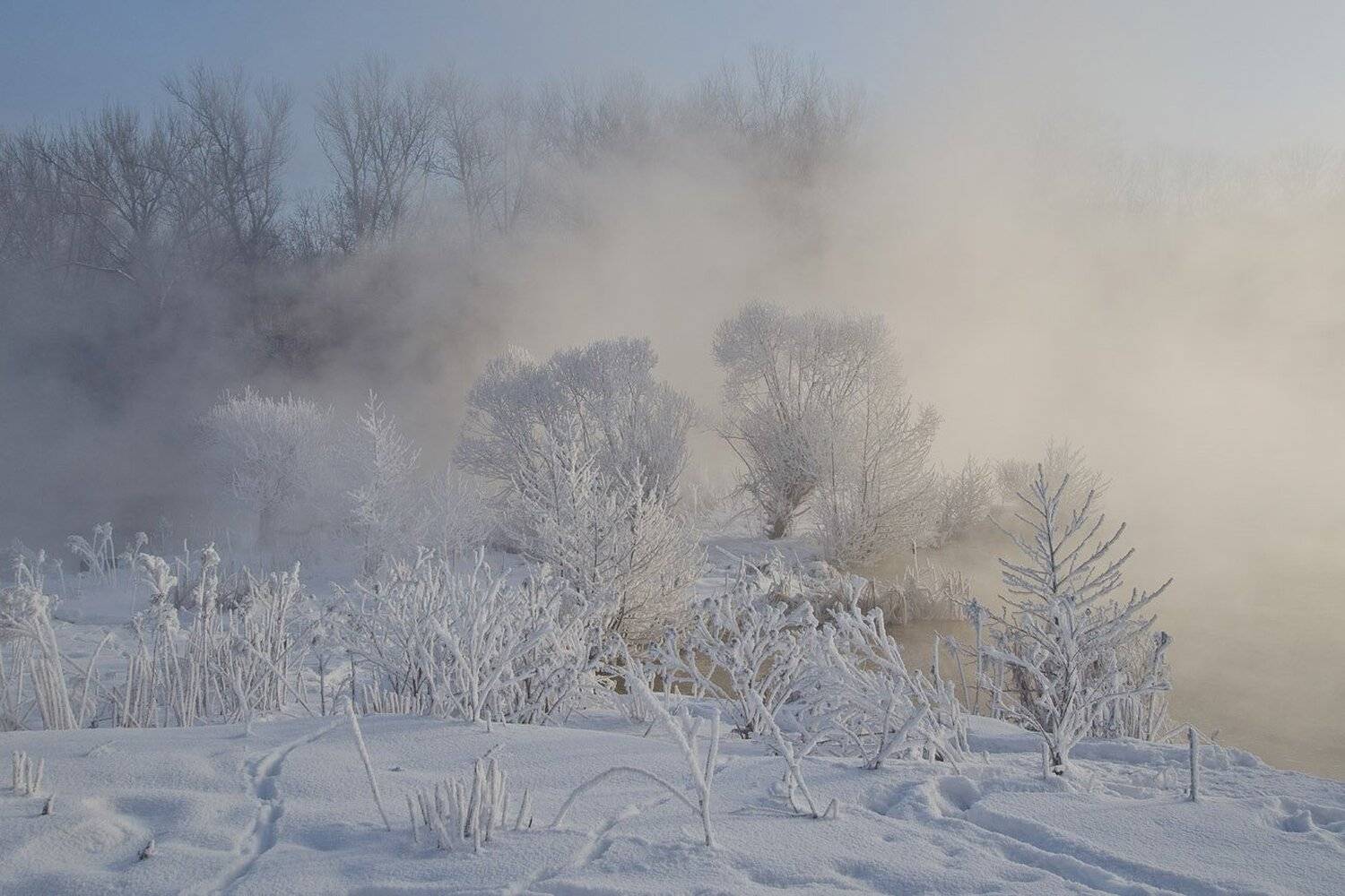 зима, глухозимье, косая гора, озеро горячка, Михаил Агеев