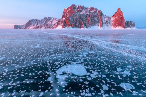 Мыс Хобой в первых утренних лучах...