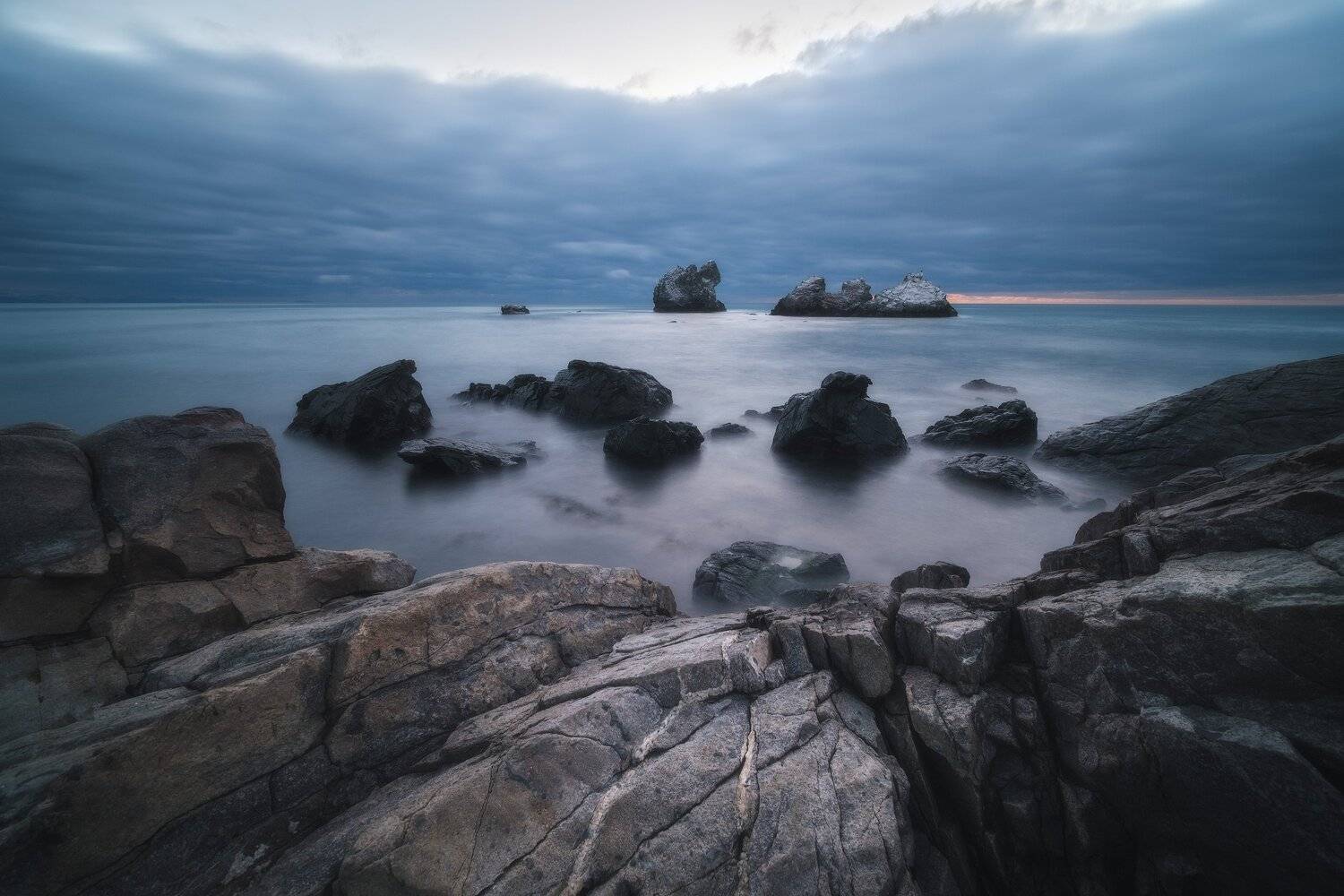 россия, крым, полуостров, пейзаж, природа, черное море, длинная выдержка, берег, камни, восход солнца, рассвет, Оборотов Алексей