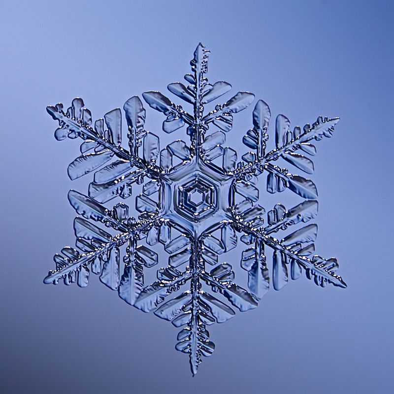 снег, снежинка, снежинки, макро, кристалл Мартовский снег фото превью