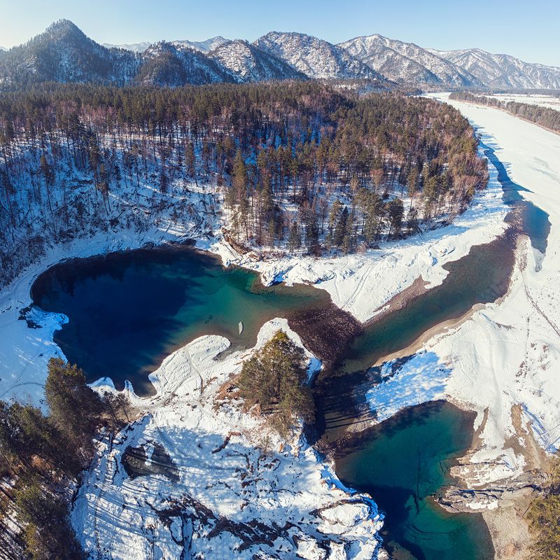 алтай Голубые озера фото превью