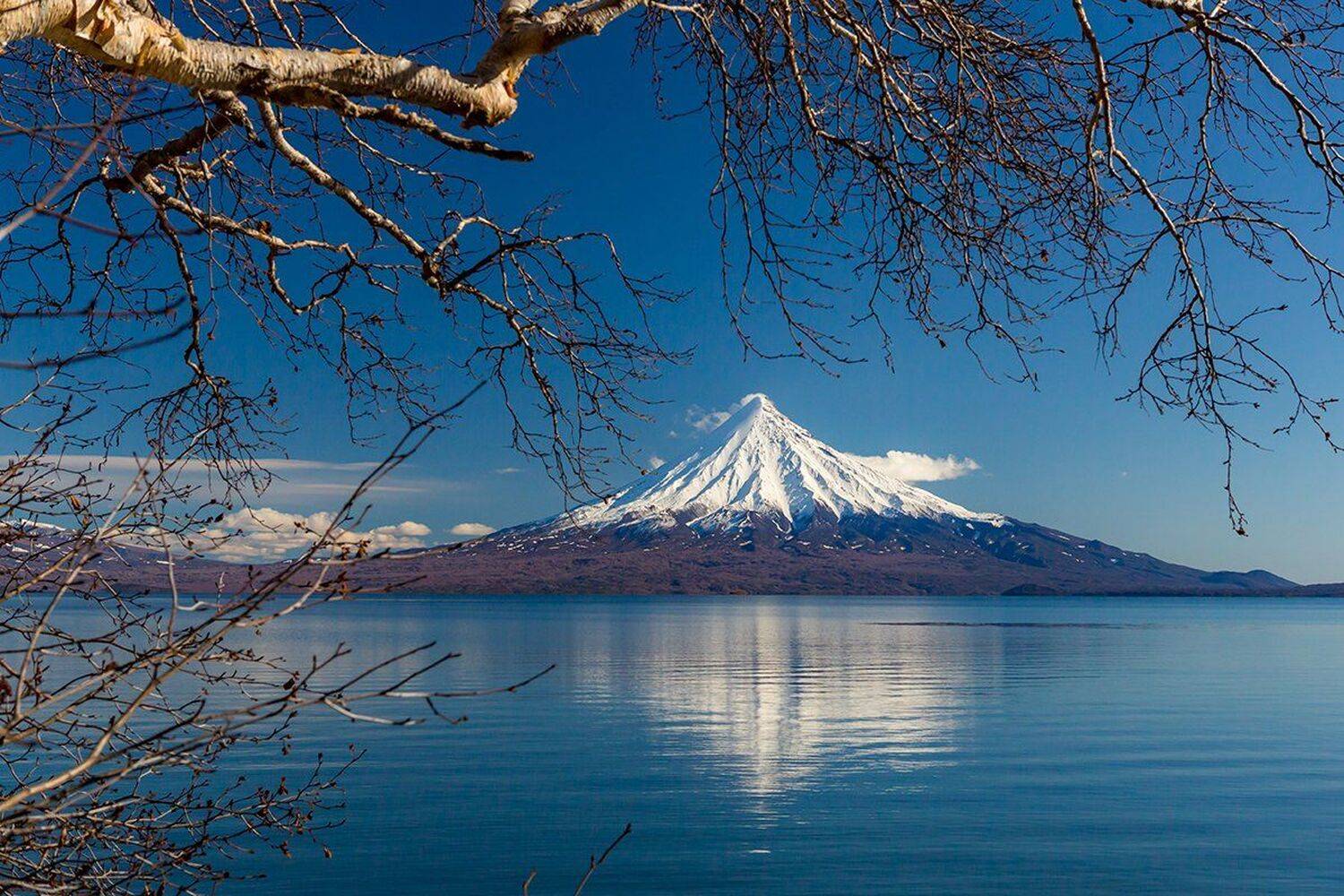 камчатка, вулкан, осень, пейзаж, природа, путешествие, фототур, озеро, Денис Будьков