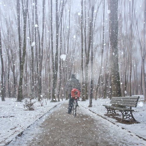 Singing among snowflakes
