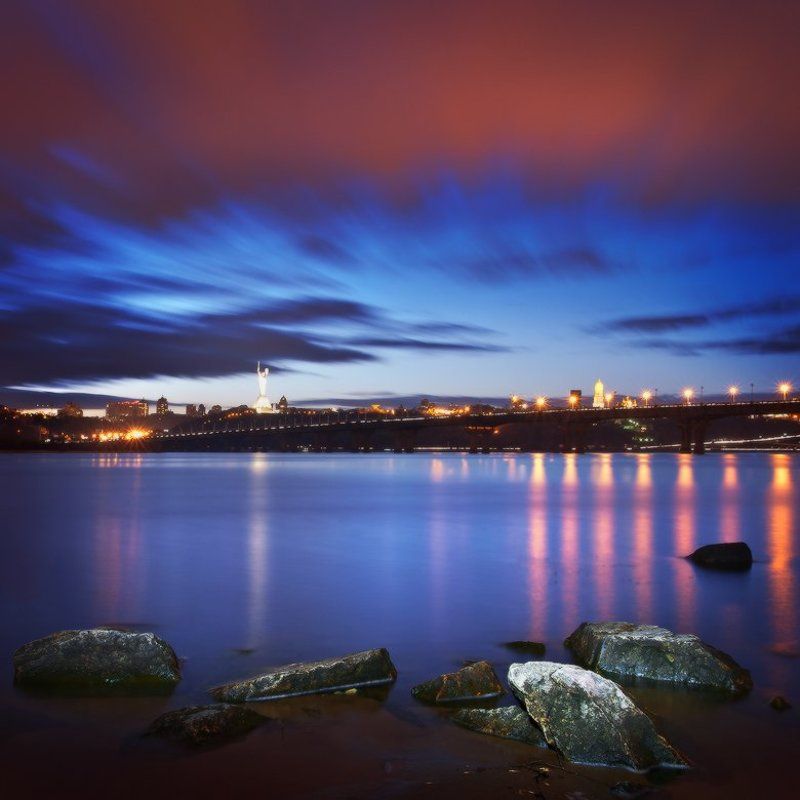 Вечер над Днепром... фото превью