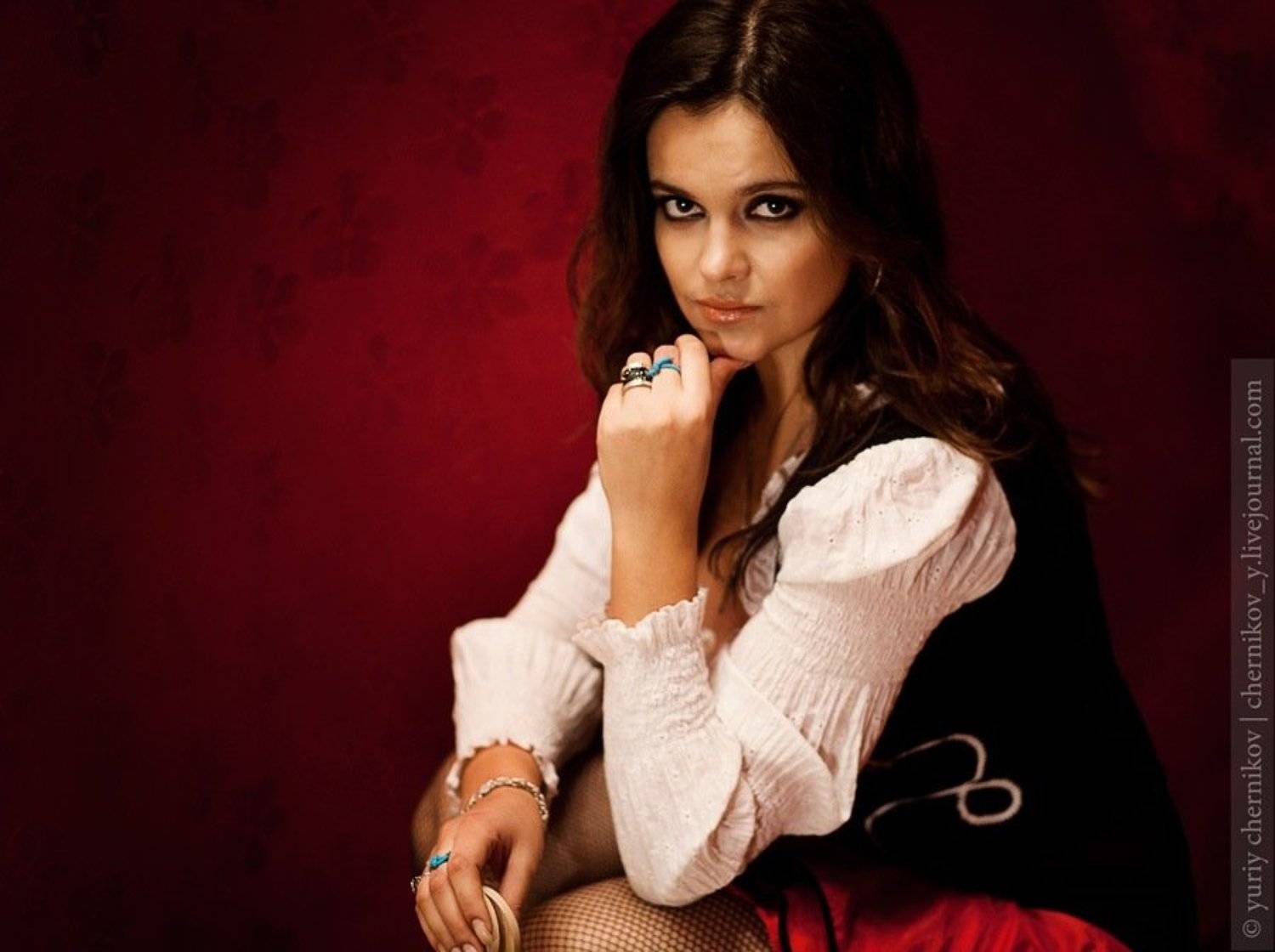 модель, портрет, Юрий Черников