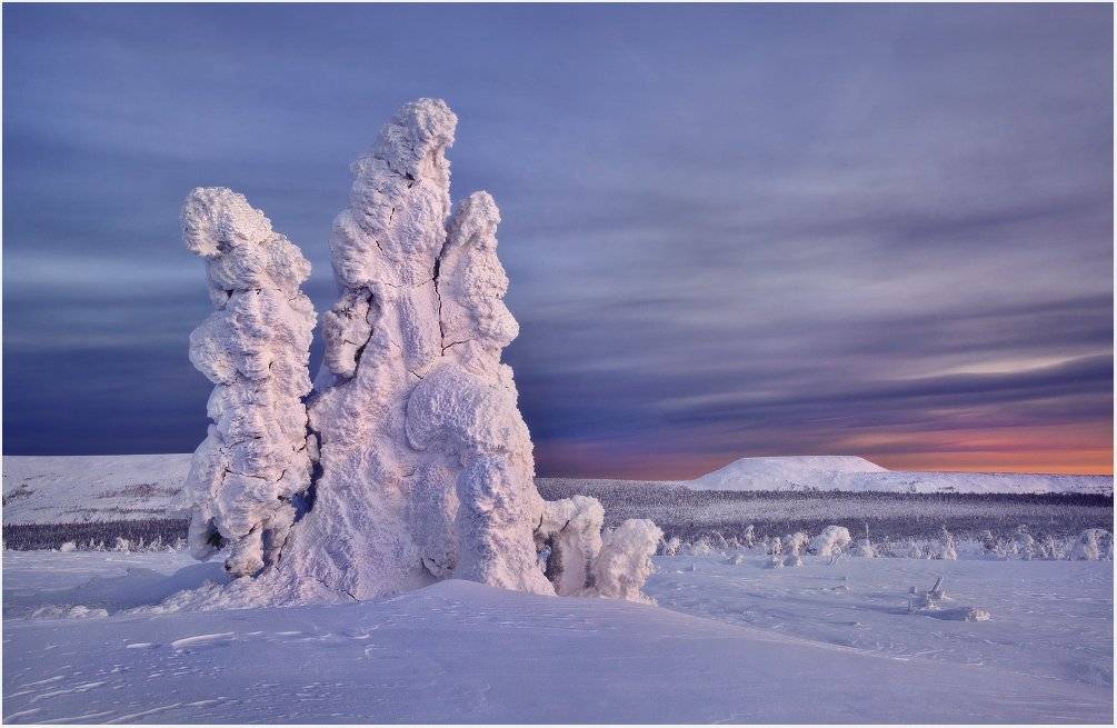 пейзаж, природа, урал, зима, горы, снег, рассветы, закаты, гух, Сергей Макурин