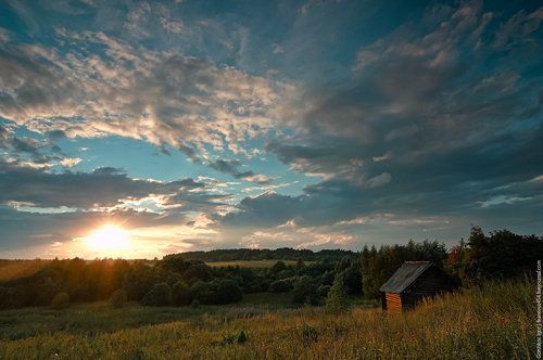 Закат в Никольском