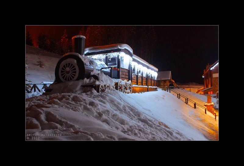 Зимний паркинг фото превью