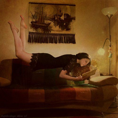 Зачитавшись книжку..