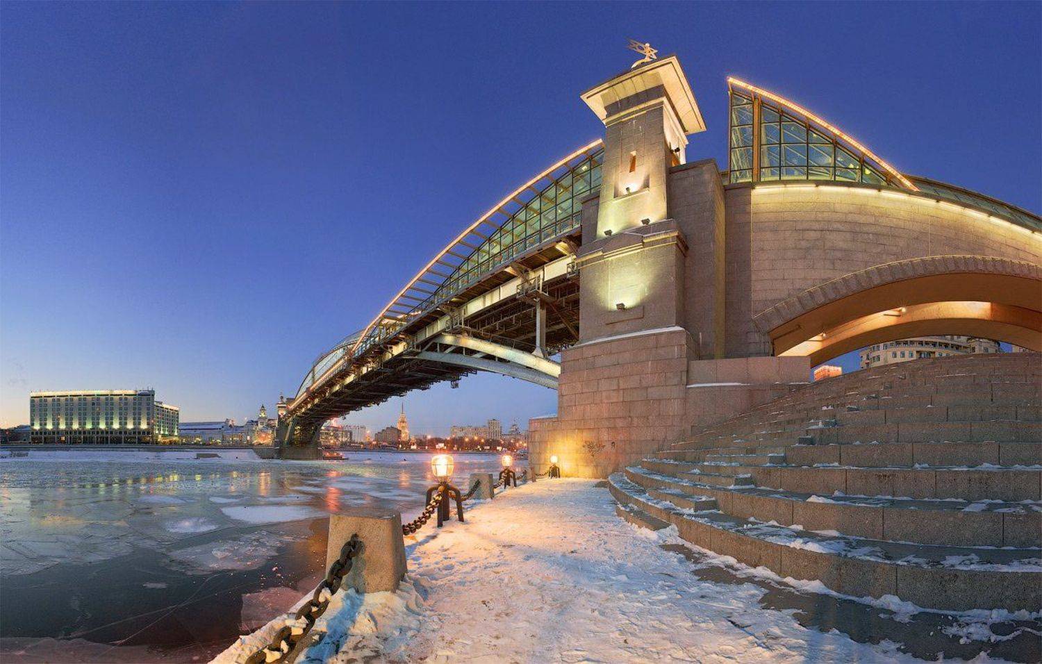 пешеходный, мост, богдана, хмельницкого, мбх, москва, Елохов Илья