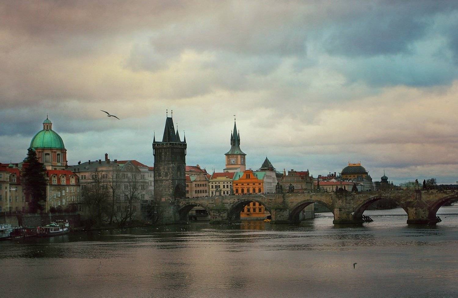 карлов мост, прага, чехия, Екатерина Богданова