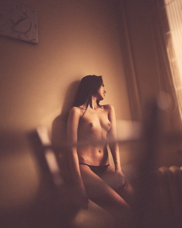 девушка, ню, время, часы, nude, ростислав росицкий Time stopped фото превью