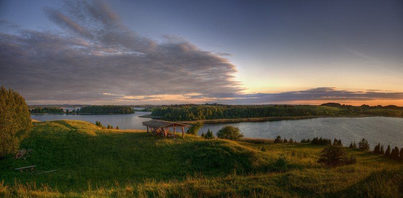 браслав, озеро, закат Место успокоения и равновесия фото превью