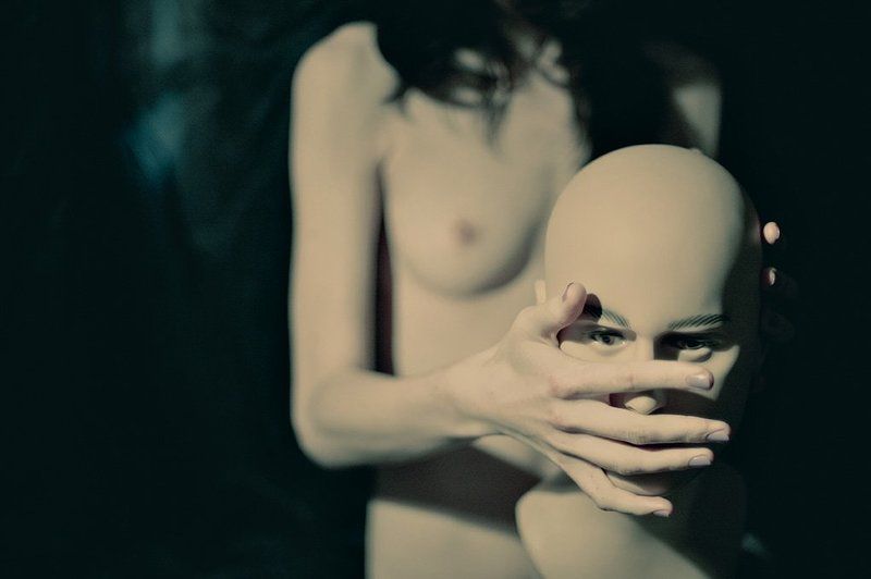 манекен, голова, лицо *** фото превью