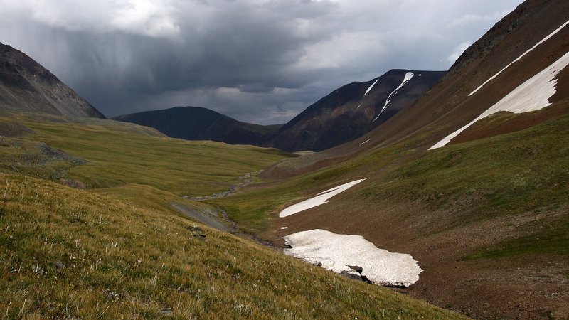 укок, алтай Дождь на Кара-Чаде фото превью