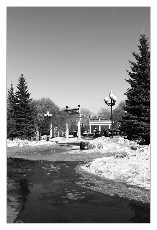 город, весна, март Март. фото превью