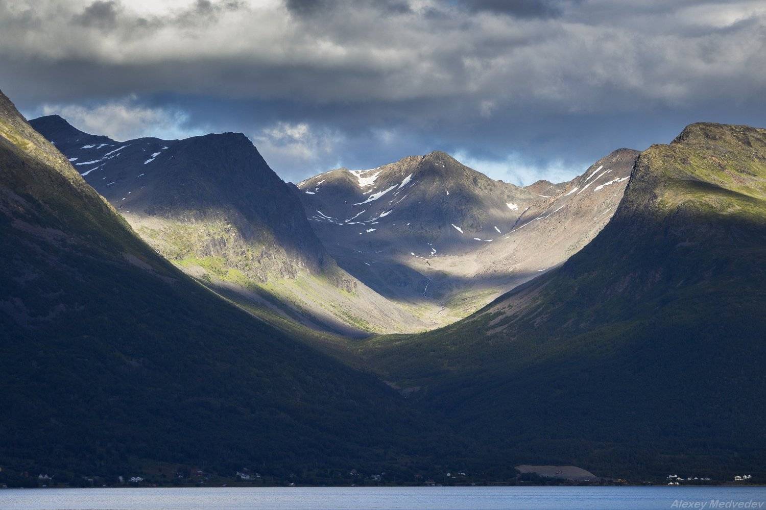 норвегия, фьорд, скалы, Алексей Медведев