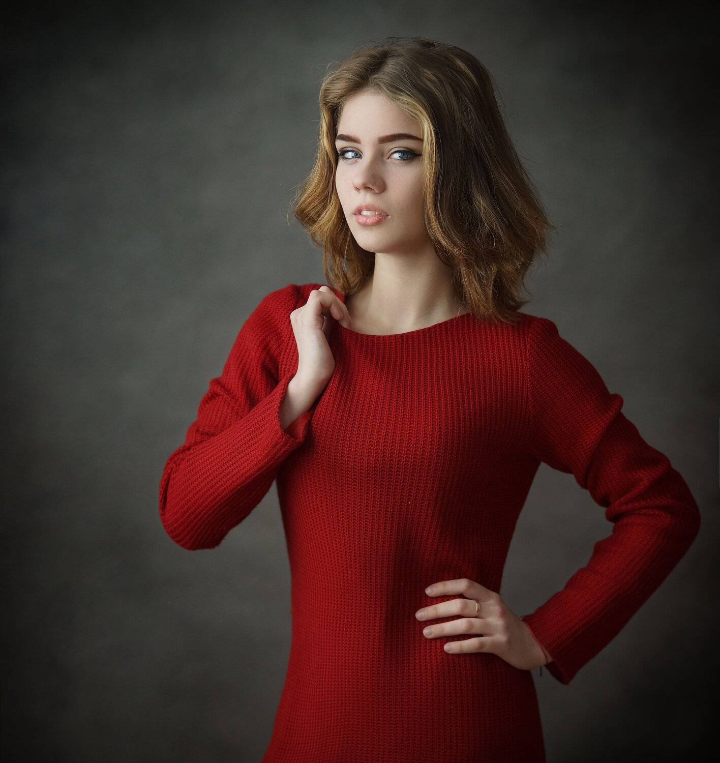 девушка, портрет, Илья Филимошин