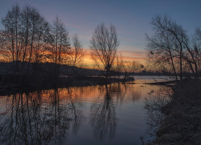 Рассвет в марте фото превью