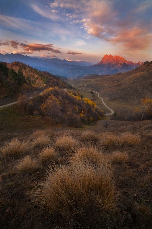 Осенний рассвет фото превью