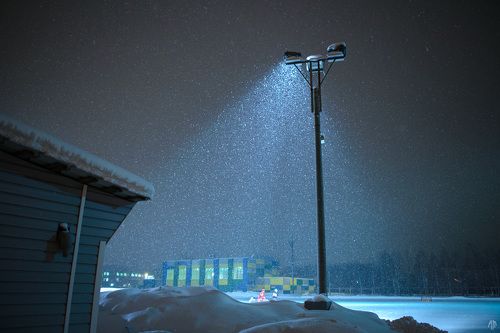 Огни стадиона