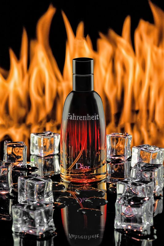 парфюм, лед, пламя, фаренгейт, натюрморт, огонь Лёд и поламень фото превью