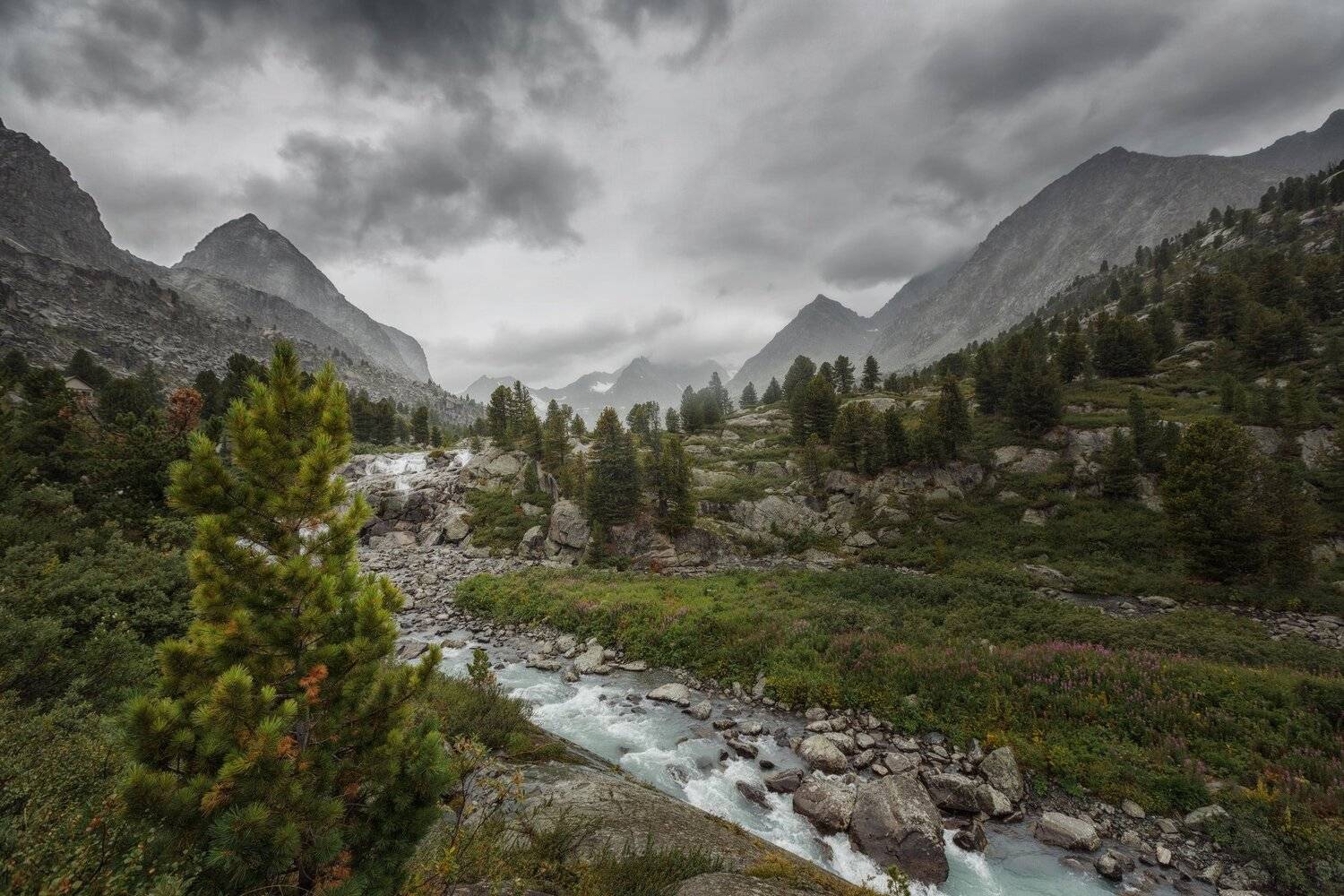 горы, облака, природа, алтай, рассвет, река, путешествие, россия, озеро, Шевченко Николай