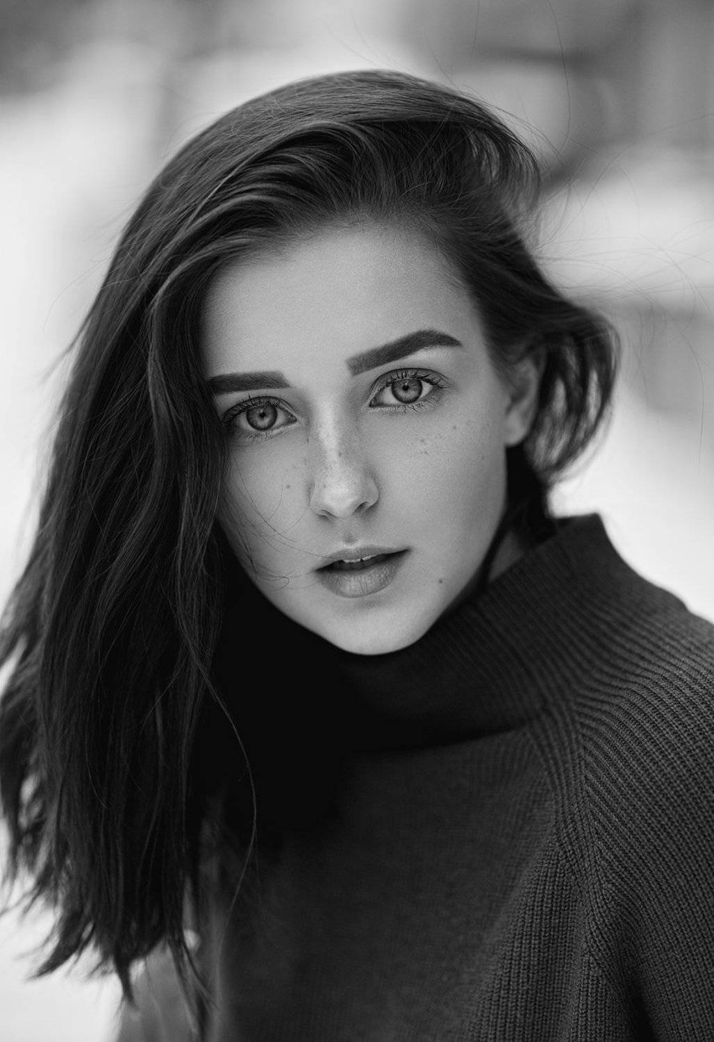 портрет женский девушка уличный, Александр Романов