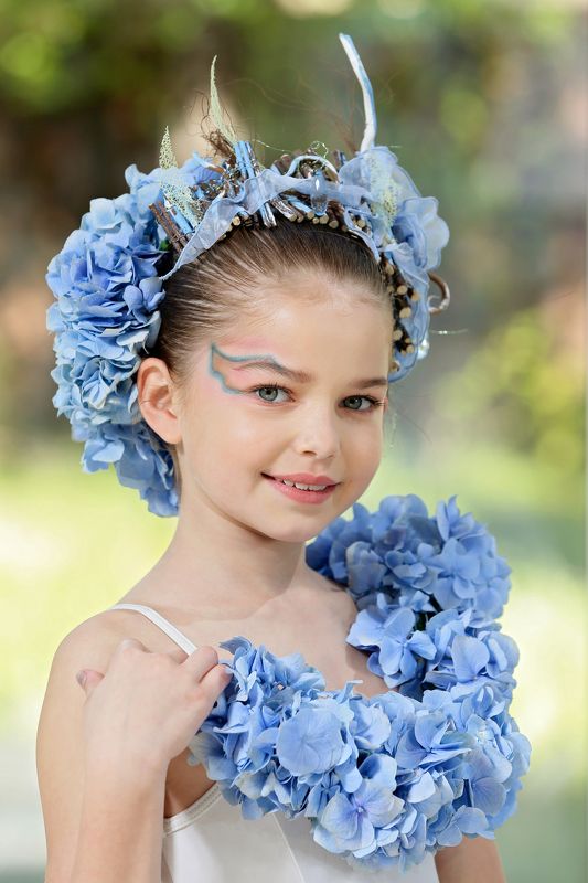 портрет, флористика, цветы, люди образы эпохи Море фото превью