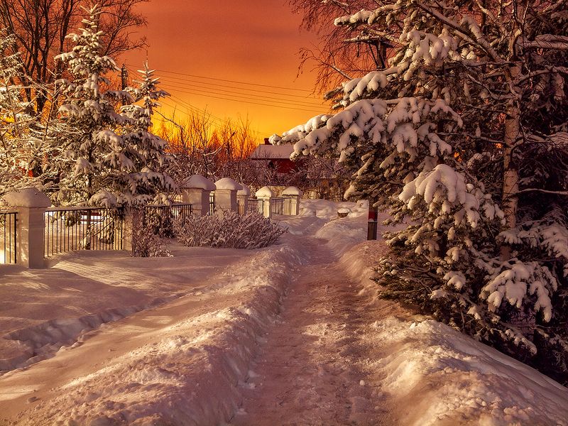 Из зимненочного.... фото превью