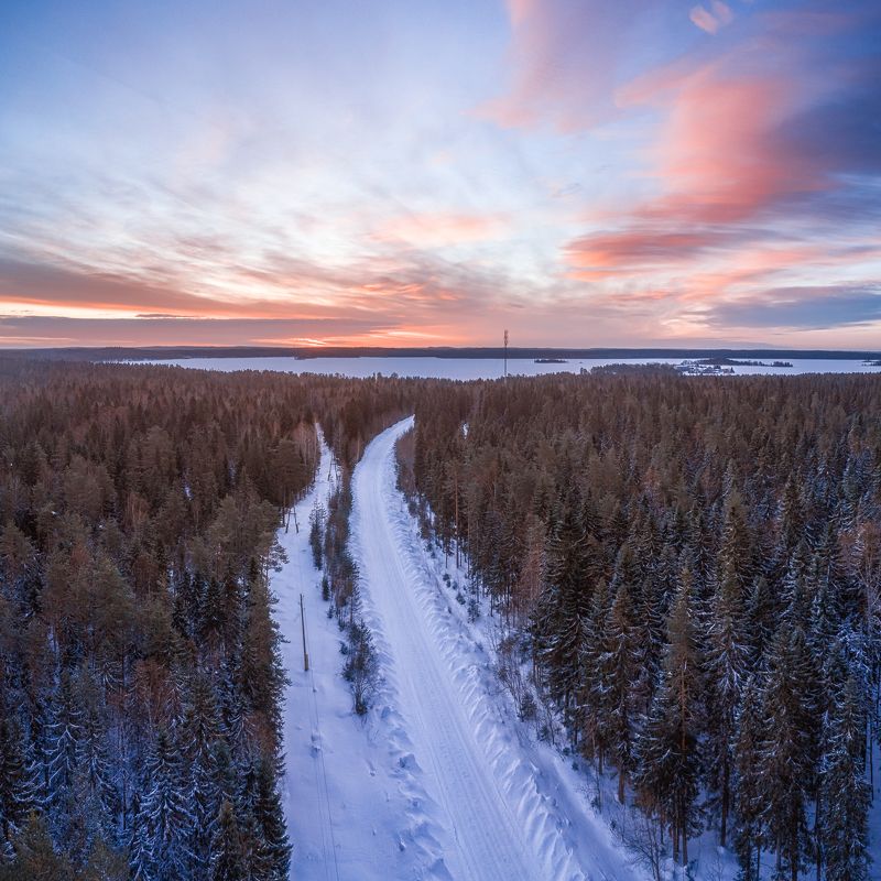 Mavic air Весенний рассвет фото превью