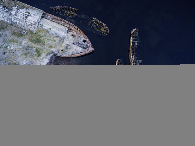 мурманск, териберка, dji Кладбище кораблей фото превью