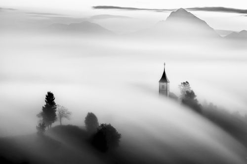 Over the clouds