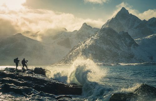 Raging weather of Northern Norway