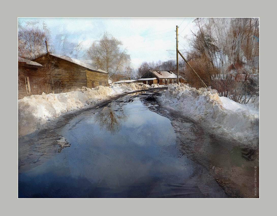 пейзаж, николай дмитрук