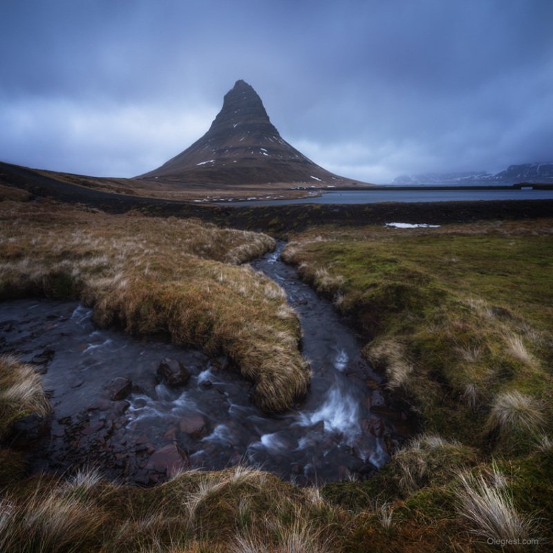 Kirkjufell mountain фото превью