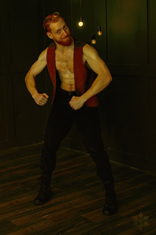 стимпанк, рок, музыка, рыжий Музыкальный лепрекон фото превью