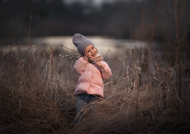 Весенний закат фото превью