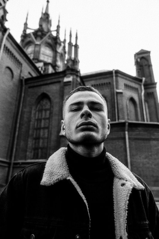 парень, чб, bnw, монохром, улица, street, fujifilm Никита фото превью