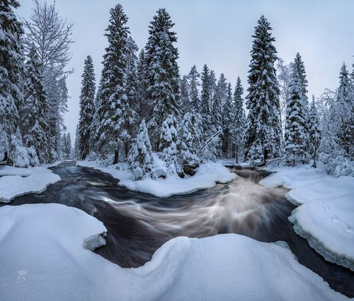 Великаны на берегу реки