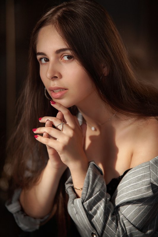 portrait, woman, canon, beautifull, beauty, girl, light Portrait фото превью