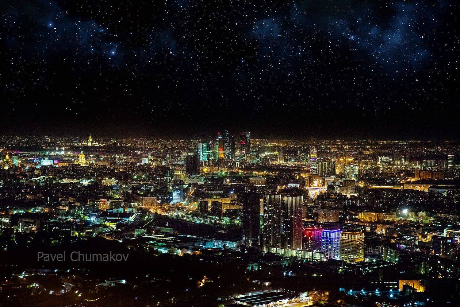 moscow, moscownight, night, nightcity, city,, Павел Чумаков
