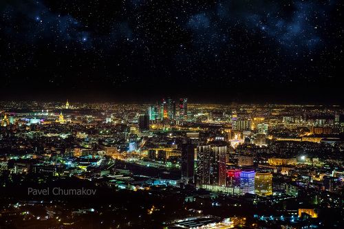 Moscow night