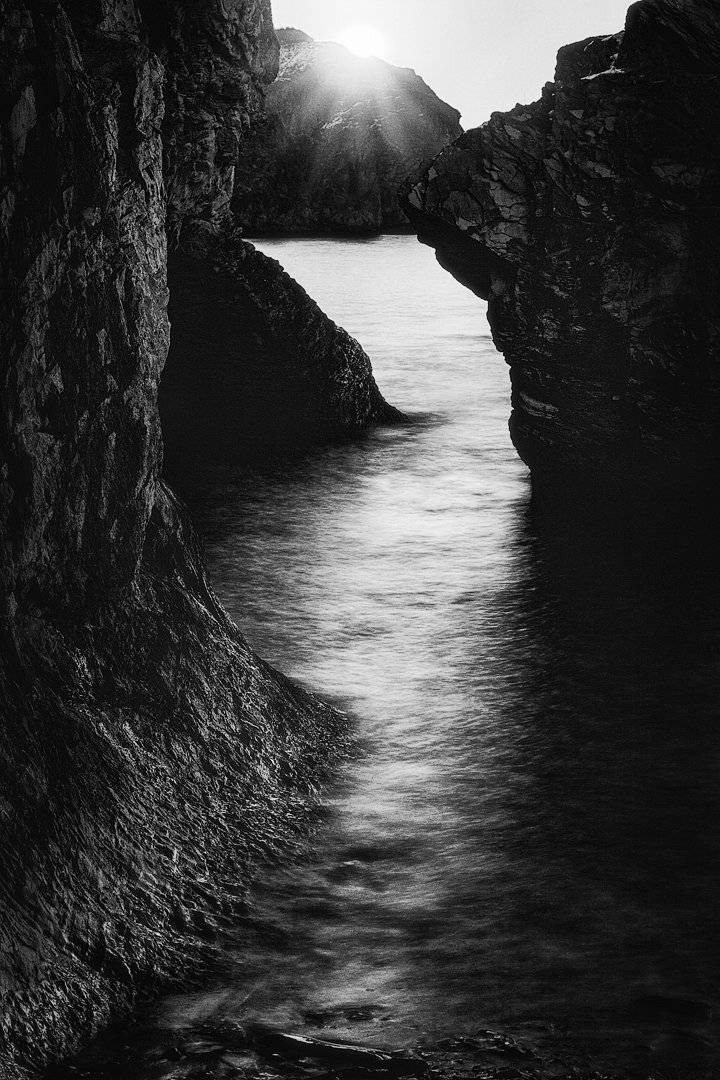 утро, скалы, море, Андрей Кровлин