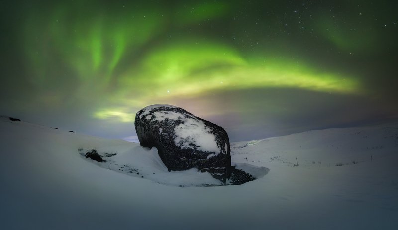 териберка, ночь,звезды,северное сияние,аврора,звезды,снег, зима,пейзаж,россия,мурманск,север,фототур Повелитель северных снов фото превью